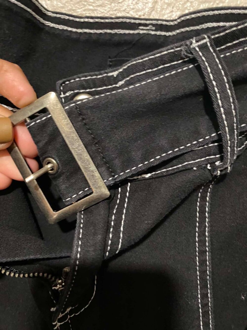 Street-Ready Contrast Cargo Joggers - Picture 4 of 7